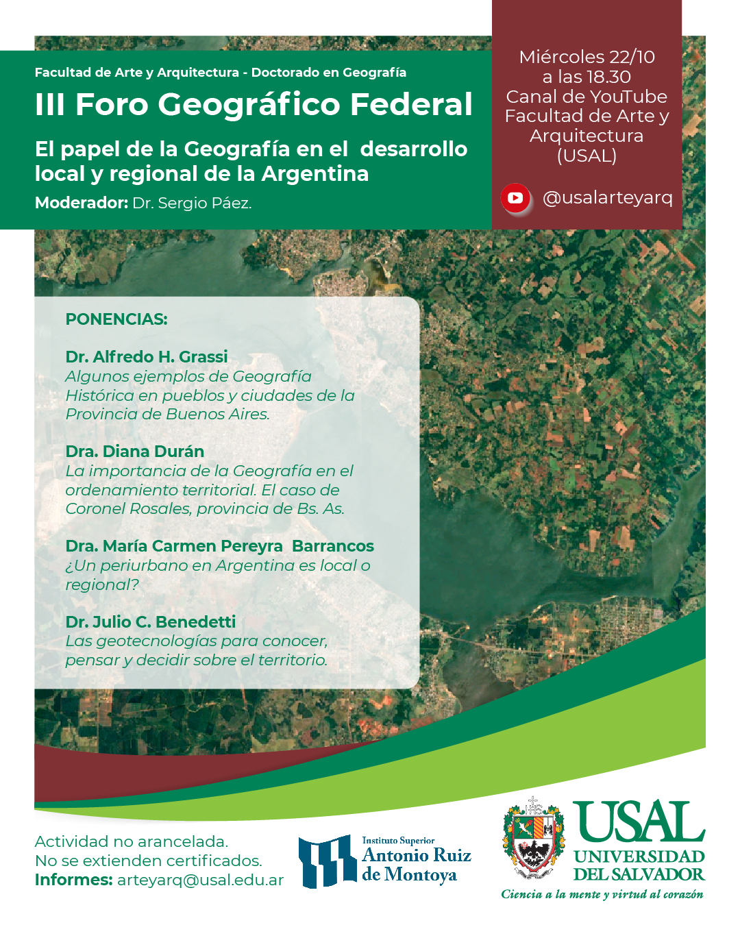 Portada de la actividad DVRID N°162/25: III Foro Geográfico Federal