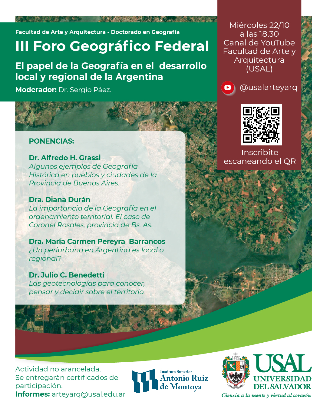 Portada de la actividad DVRID N°162/25: III Foro Geográfico Federal