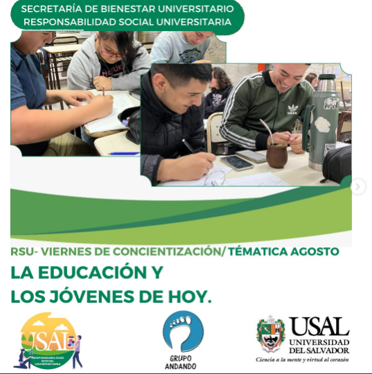 Grupo Andando – LA EDUCACIÓN Y LOS JÓVENES DE HOY