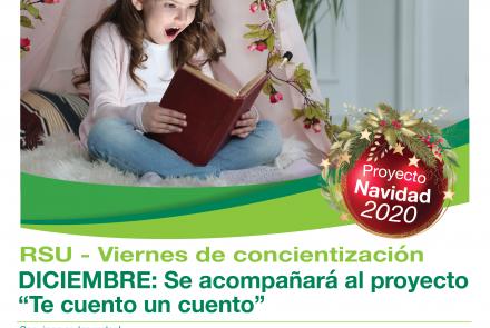 Acompañando el Proyecto Navideño Solidario: ¨Te cuento un cuento¨
