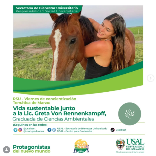 Greta Von Rennenkampff – Vida sustentable