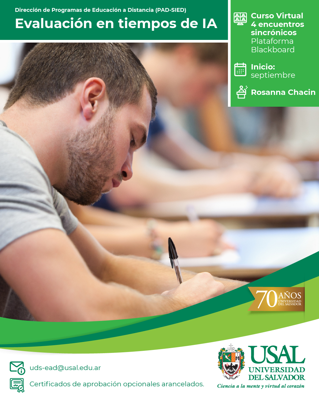 Portada de la actividad Evaluación en tiempos de IA