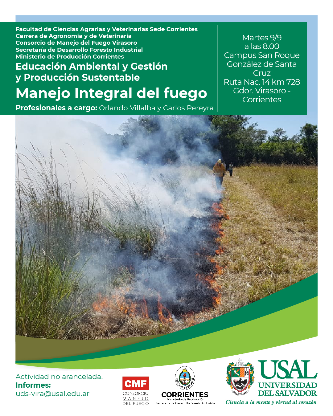 Portada de la actividad Manejo integral del fuego