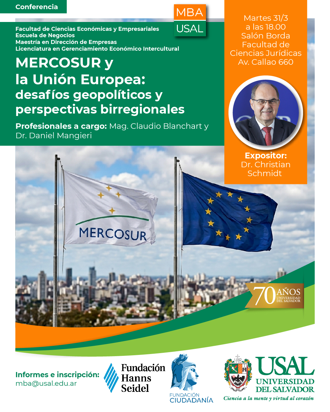 Portada de la actividad MERCOSUR Y LA UNIÓN EUROPEA: DESAFÍOS GEOPOLÍTICOS  Y PERSPECTIVAS BIRREGIONALES.  DISP VRID 34/2026