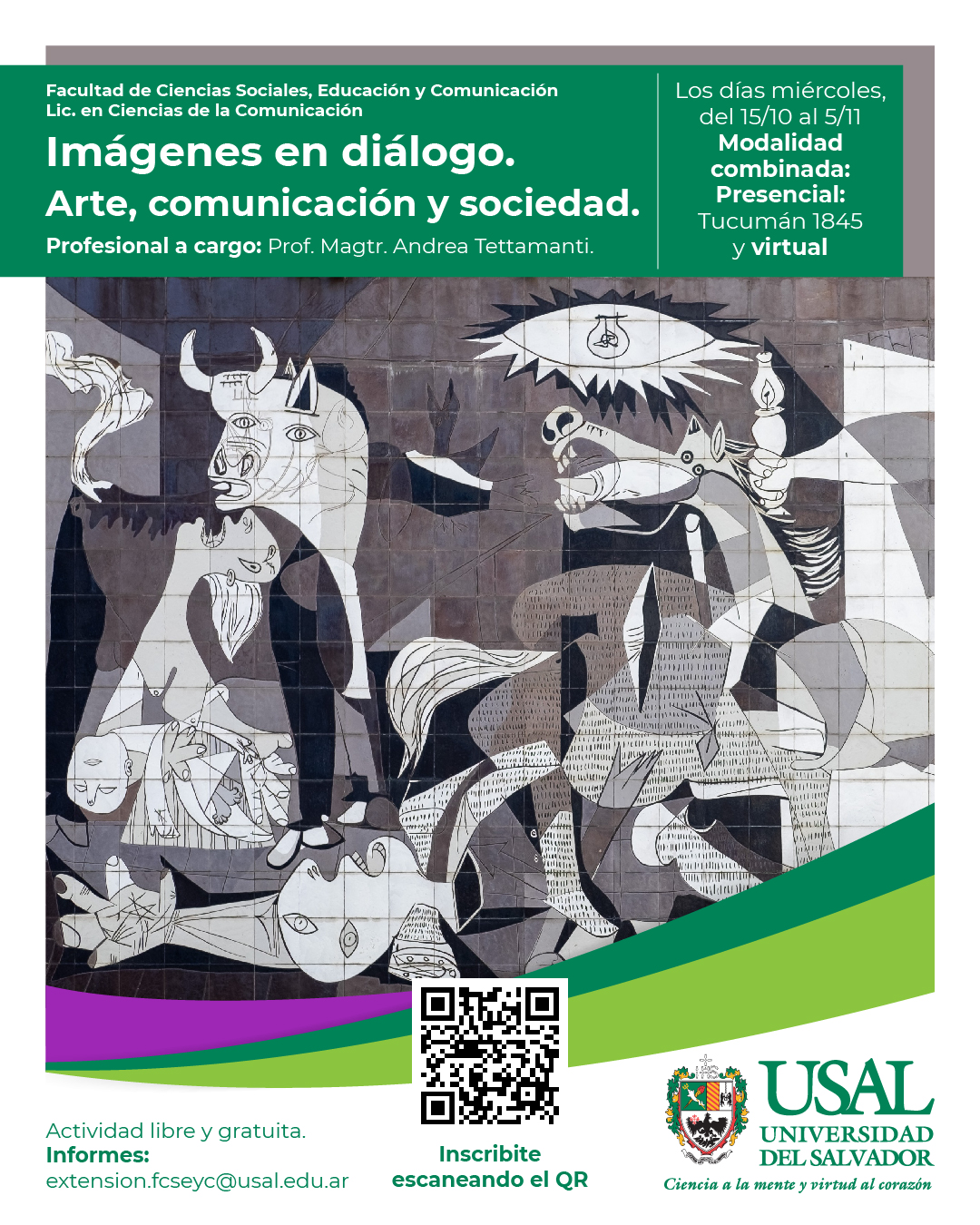 Portada de la actividad Imágenes en diálogo: arte, comunicación y sociedad