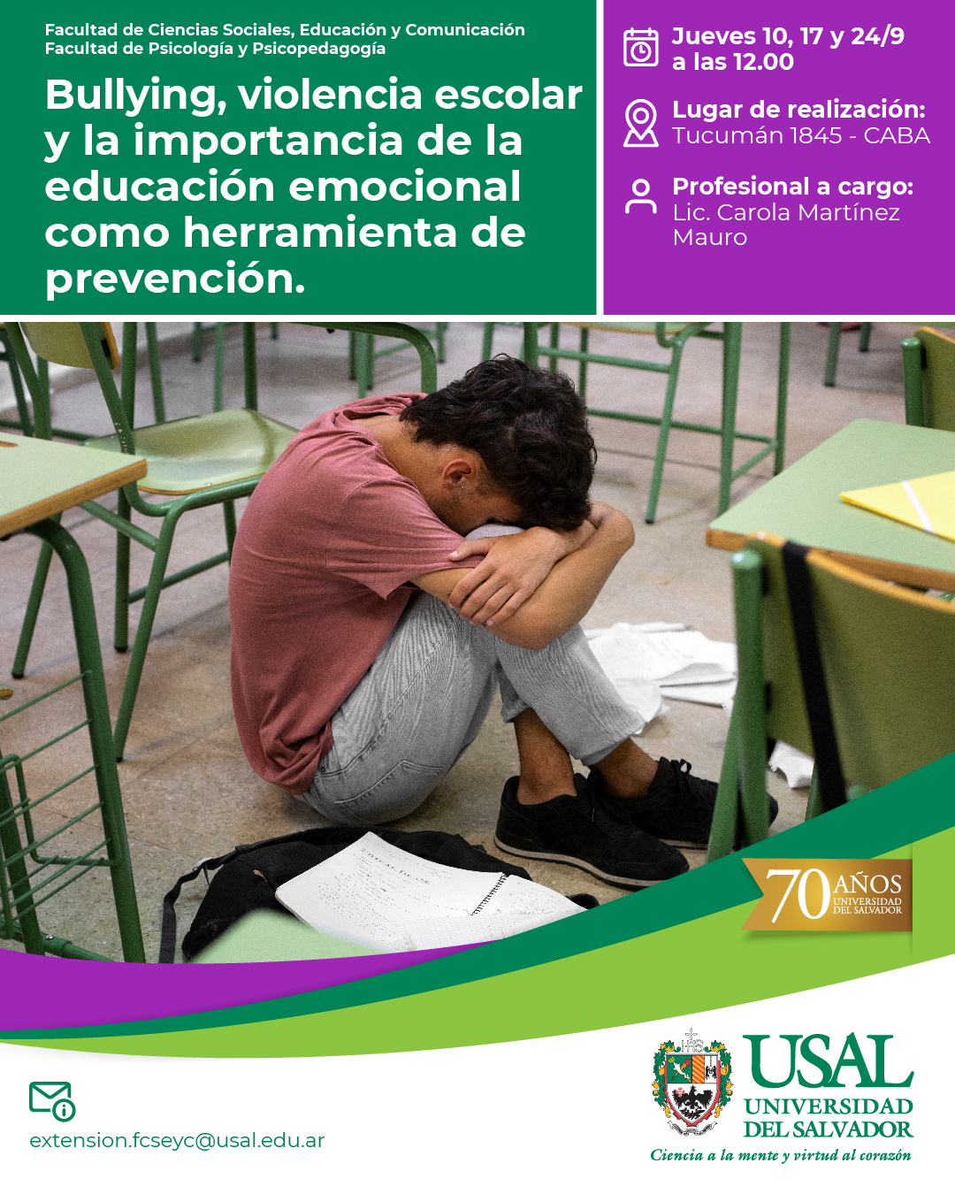 Portada de la actividad Bullying, violencia escolar y la importancia de la educación emocional como herramienta de prevención