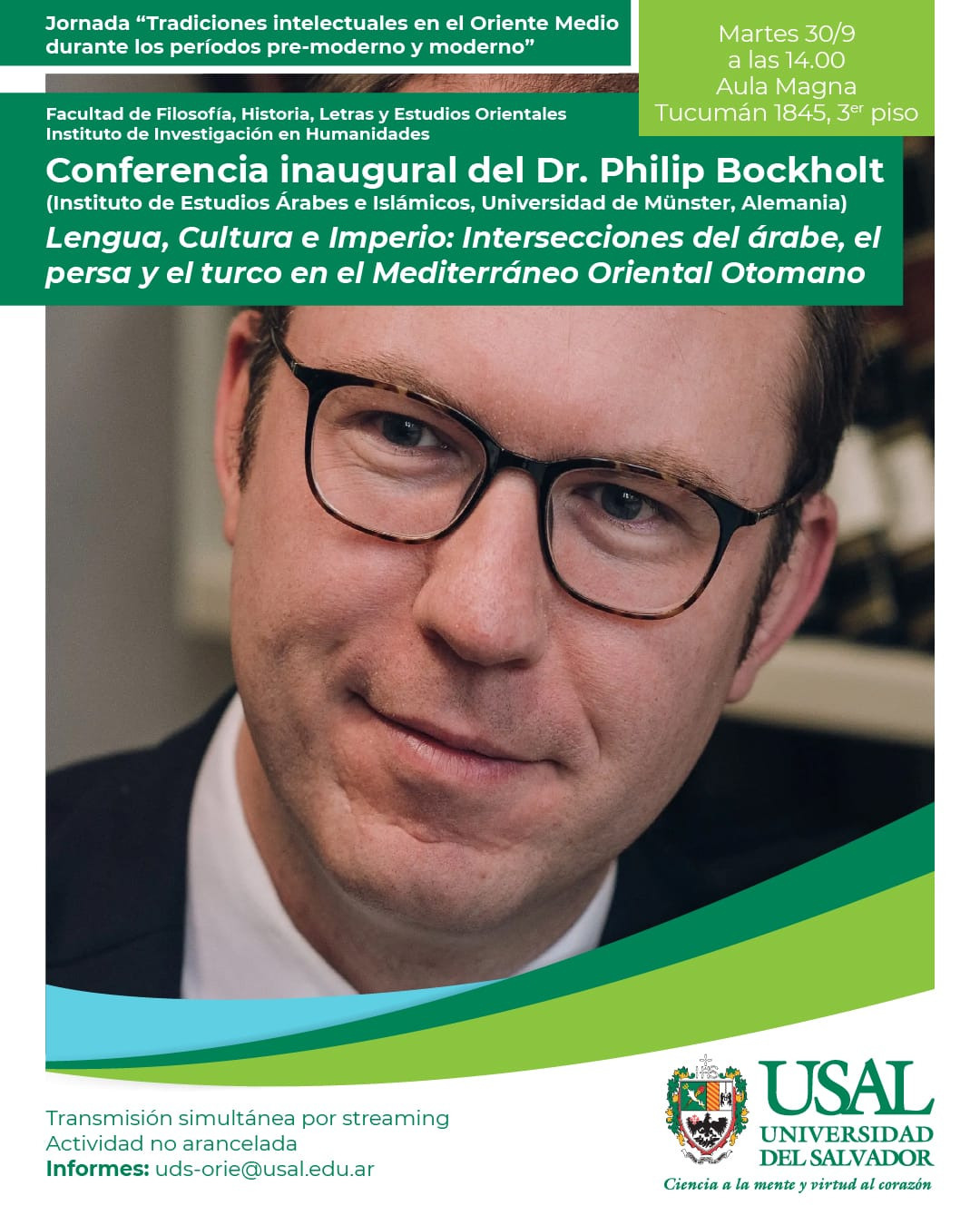 Portada de la actividad Conferencia del Dr. Philip Bockholt de la Universidad de Münster (D.D. 147/25)