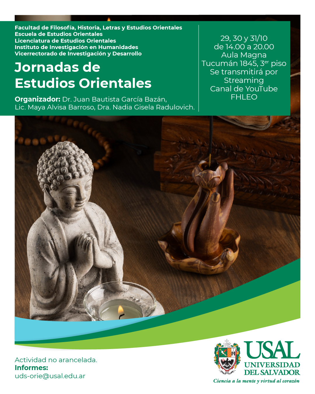 Portada de la actividad Jornadas de Estudios Orientales (RVRID 148/25)