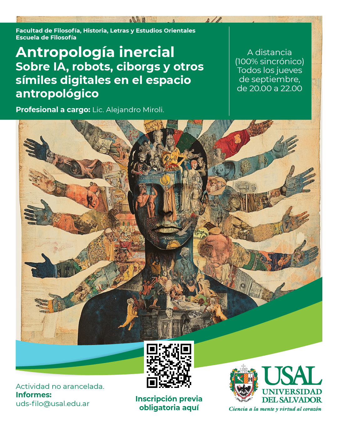 Portada de la actividad Antropología inercial. Sobre IA, robots, ciborgs y otros símiles digitales en el espacio antropológico (RVRID 140/25)