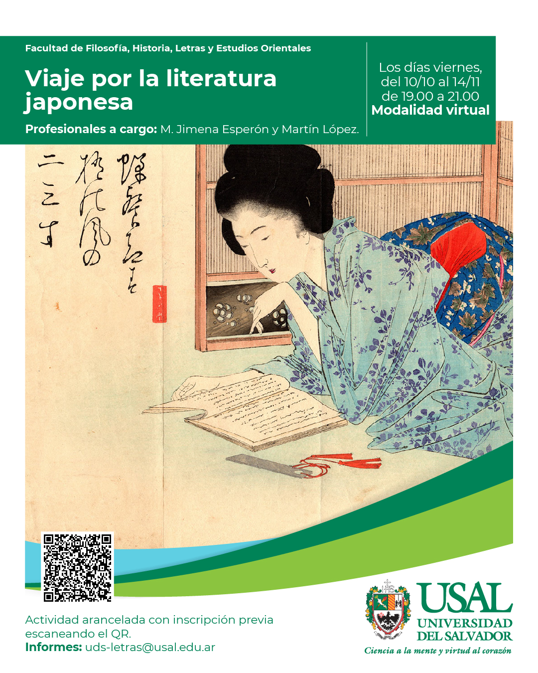 Portada de la actividad Curso: Viaje por la literatura japonesa (RVRID 164/25)