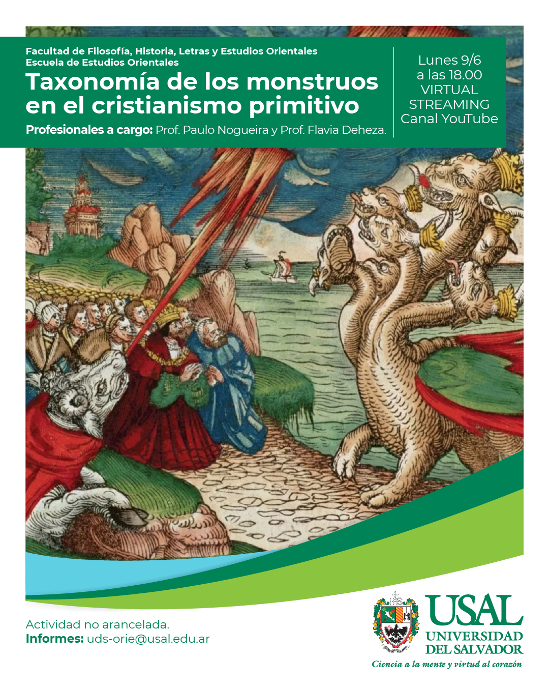 Portada de la actividad Taxonomía de los monstruos en el cristianismo primitivo (D.D. 97/25)