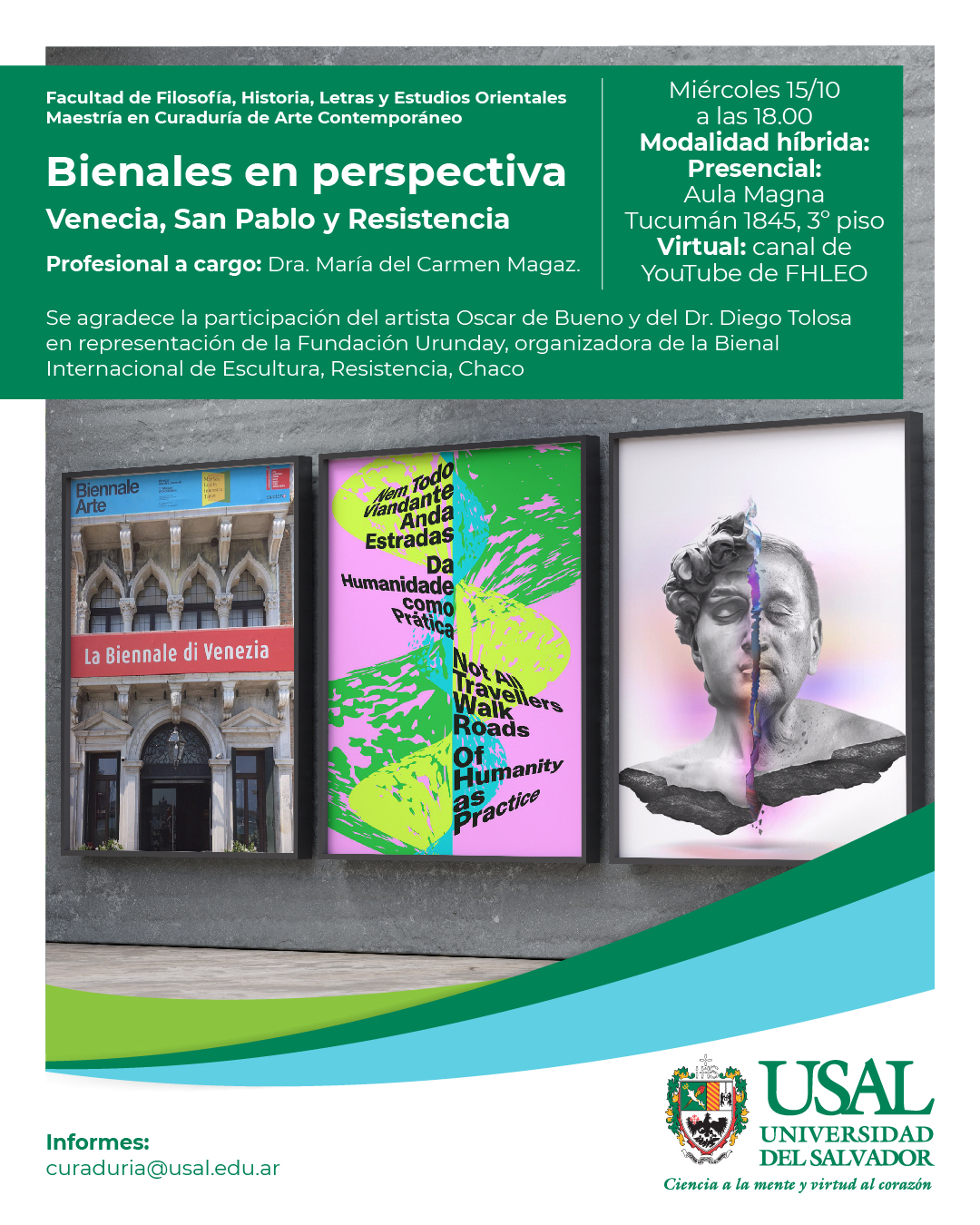 Portada de la actividad Bienales en perspectiva. Venecia, San Pablo y Resistencia (DD 144/25)