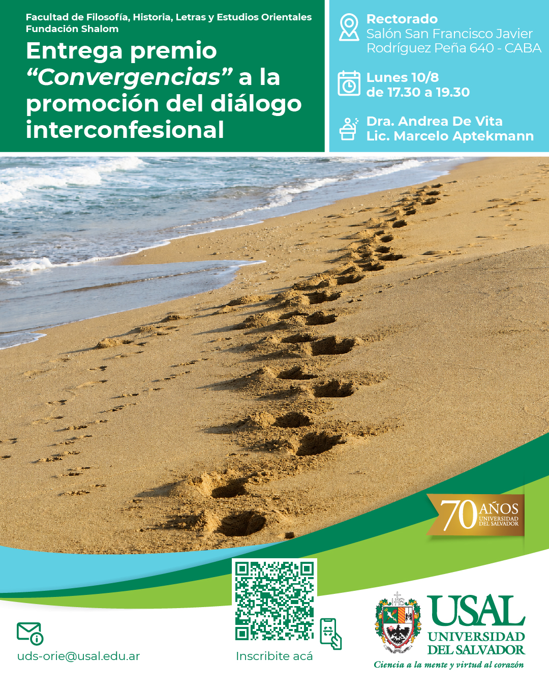 Portada de la actividad Entrega premio “Convergencias” a la promoción del diálogo  interconfesional (D.D. 63/25)