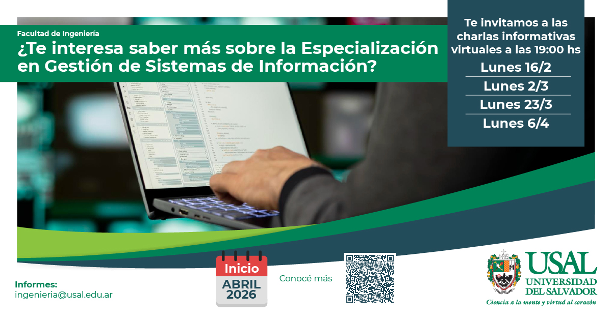 Especialización en Gestión de Sistemas de Información – Charla Informativa
