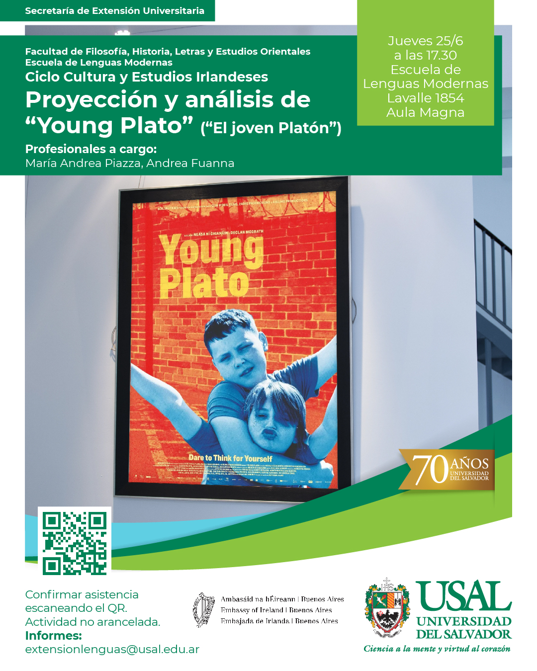 Portada de la actividad Proyección y análisis de «Young Plato» (