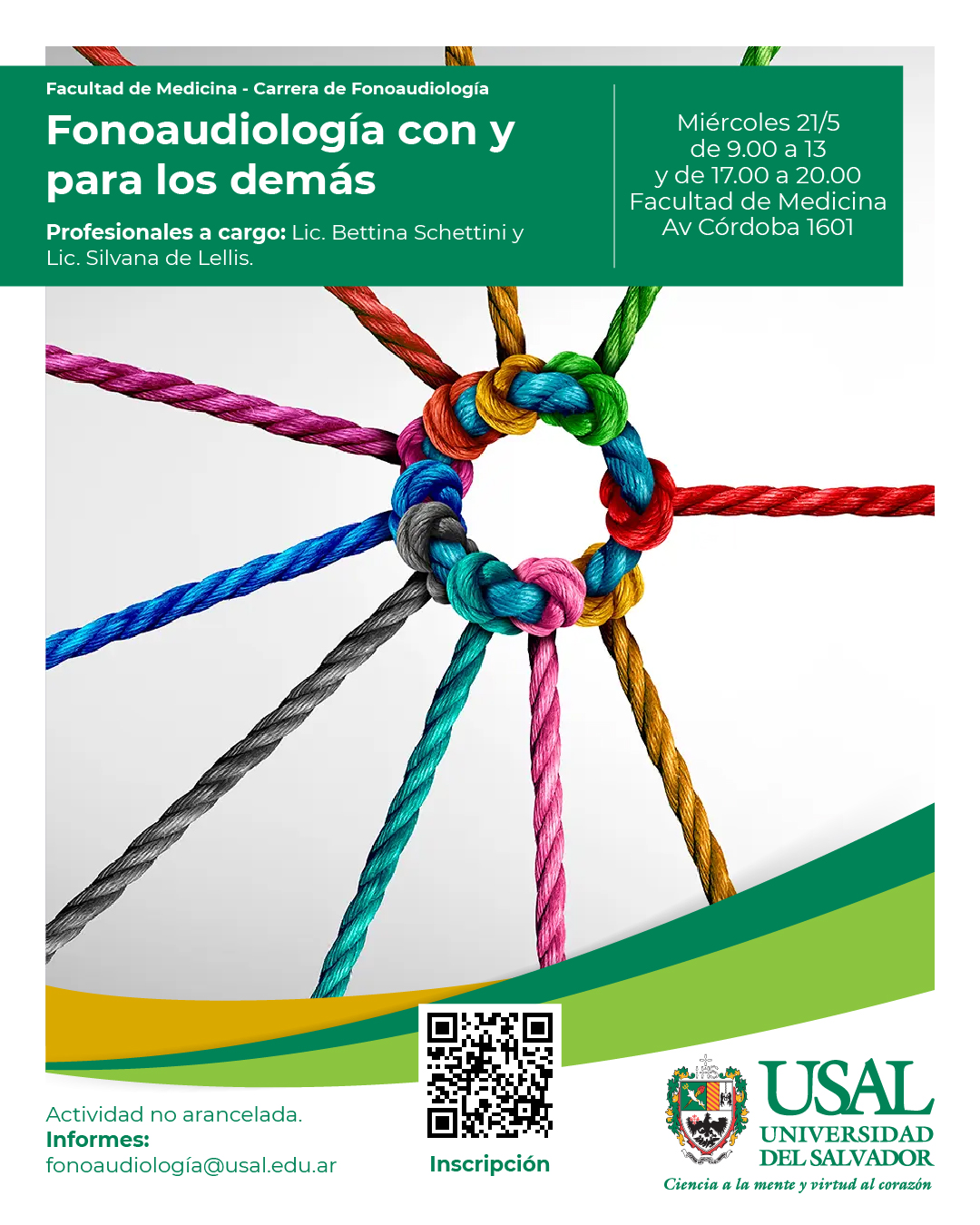 Portada de la actividad Fonoaudiología con y para los demás