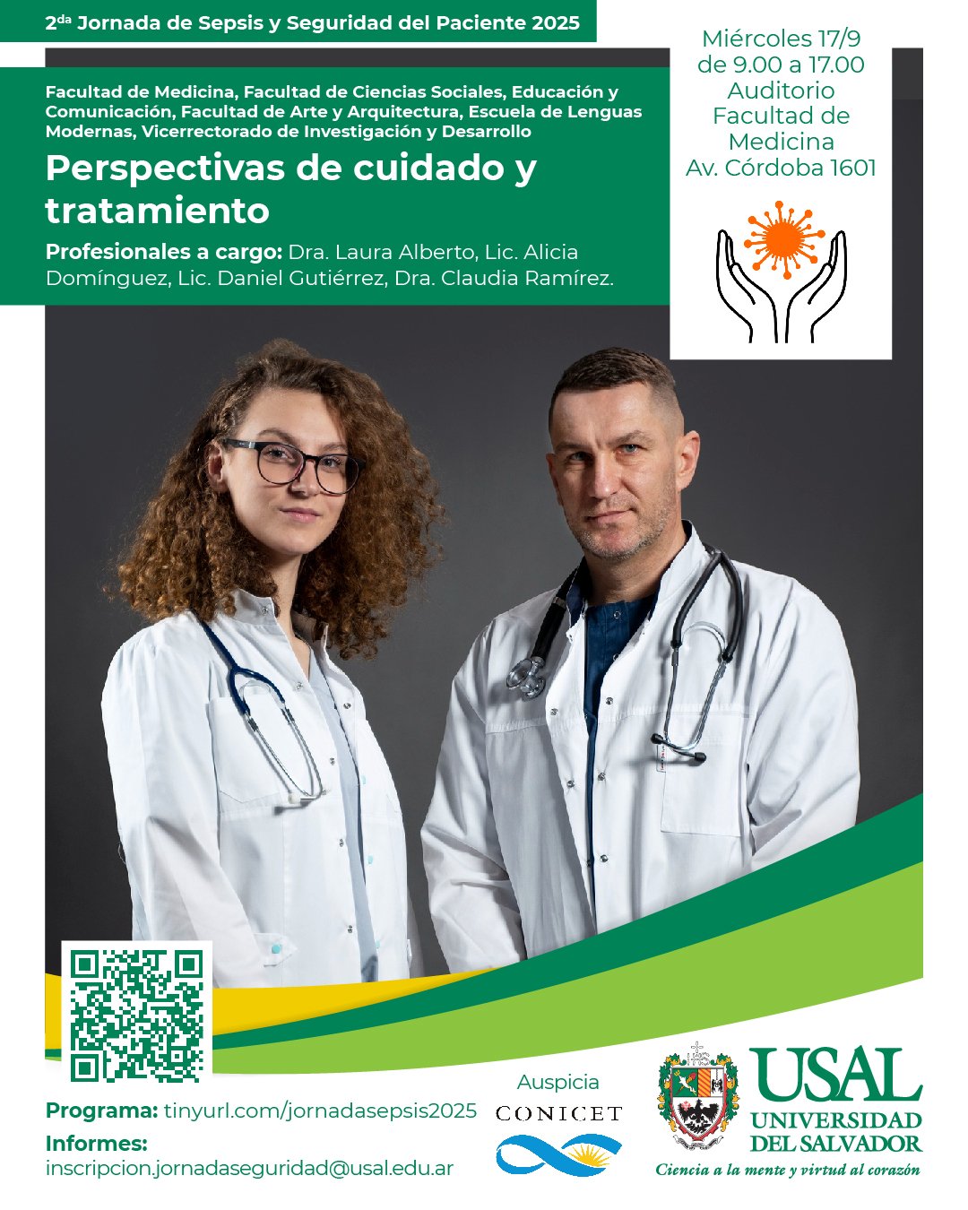 Portada de la actividad 2da Jornada de Sepsis y Seguridad del Paciente: “Perspectivas de cuidado y tratamiento”