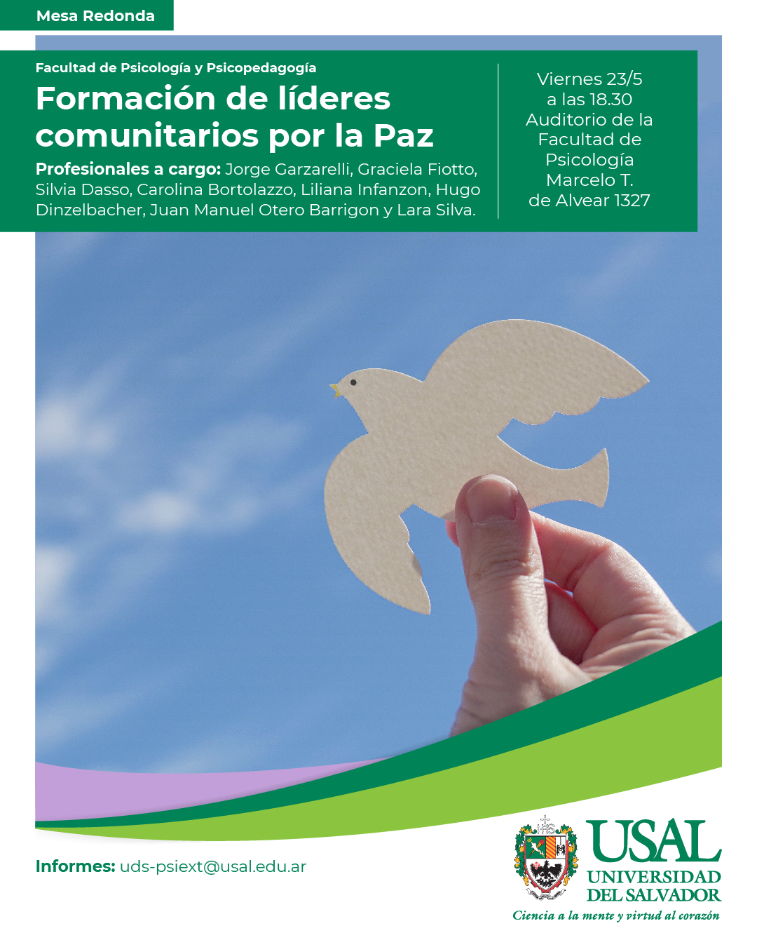 Portada de la actividad Formación de líderes comunitarios por la paz (Resol. VRID 53/25)