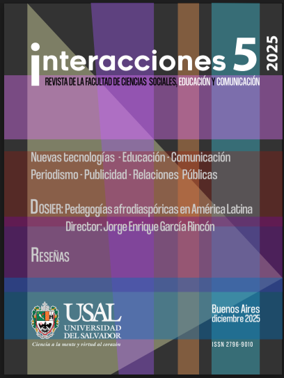 Disponible en línea el vol. 5, núm. 5 (2025) de Interacciones